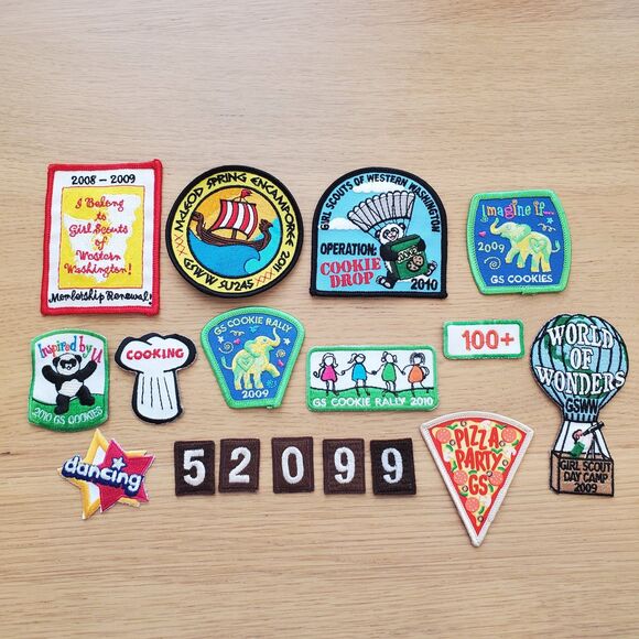 Girl Scout Patch Set 2008-2011 - Picture 1 of 4
